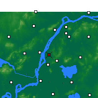 Nearby Forecast Locations - Ma-an-šan - Mapa