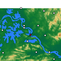 Nearby Forecast Locations - Chuang-š' - Mapa