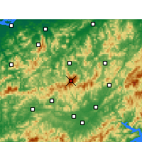 Nearby Forecast Locations - Žluté hory - Mapa