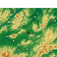 Nearby Forecast Locations - I-wu - Mapa