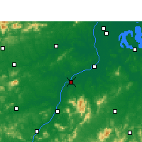 Nearby Forecast Locations - Čang-šu - Mapa