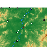 Nearby Forecast Locations - Jishui - Mapa