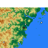 Nearby Forecast Locations - Pingyang - Mapa