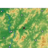 Nearby Forecast Locations - Yudu - Mapa