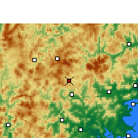 Nearby Forecast Locations - Te-chua - Mapa