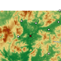 Nearby Forecast Locations - Šao-kuan - Mapa