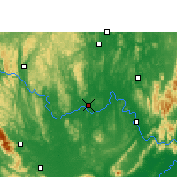 Nearby Forecast Locations - Laj-pin - Mapa