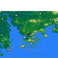 Nearby Forecast Locations - Šen-čen - Mapa