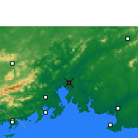 Nearby Forecast Locations - Čchin-čou - Mapa