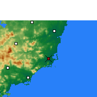 Nearby Forecast Locations - Wan-ning - Mapa