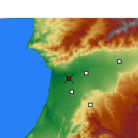 Nearby Forecast Locations - Agádír - Mapa