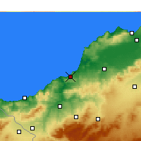Nearby Forecast Locations - Béni Saf - Mapa