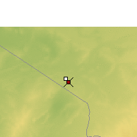 Nearby Forecast Locations - Bordj Badji Mokhtar - Mapa