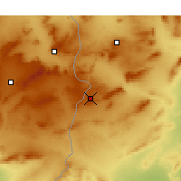 Nearby Forecast Locations - Kasserine - Mapa