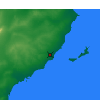 Nearby Forecast Locations - Sfax - Mapa