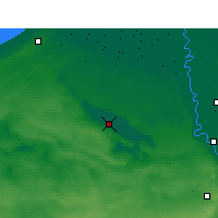 Nearby Forecast Locations - Vádí Natrun - Mapa