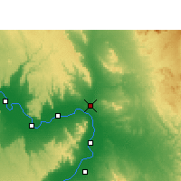 Nearby Forecast Locations - Qena - Mapa
