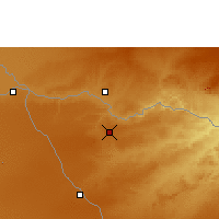 Nearby Forecast Locations - Viktoriiny vodopády - Mapa