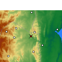 Nearby Forecast Locations - Vuvulane - Mapa