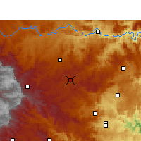 Nearby Forecast Locations - Mooi River - Mapa