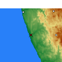 Nearby Forecast Locations - Koingnaas - Mapa