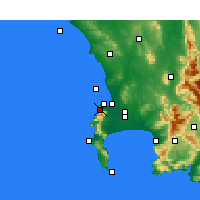 Nearby Forecast Locations - Molteno Reservior - Mapa