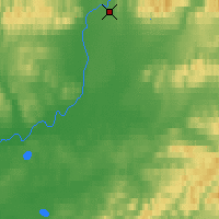Nearby Forecast Locations - Bettles - Mapa