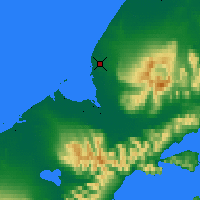 Nearby Forecast Locations - Port Heiden - Mapa