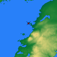 Nearby Forecast Locations - Ferolle Point - Mapa