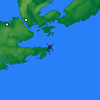 Nearby Forecast Locations - Hart Island - Mapa