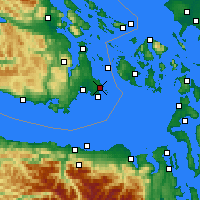 Nearby Forecast Locations - Victoria Uni. - Mapa