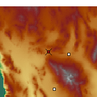 Nearby Forecast Locations - Mercury - Mapa