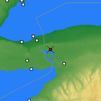 Nearby Forecast Locations - Niagara Falls - Mapa