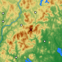 Nearby Forecast Locations - Mount Washington - Mapa