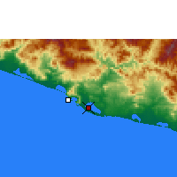Nearby Forecast Locations - Acapulco - Mapa