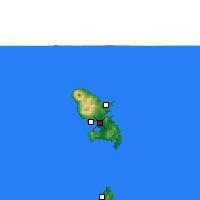 Nearby Forecast Locations - Martinik - Mapa