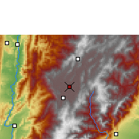 Nearby Forecast Locations - Bogotá - Mapa