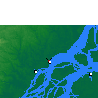 Nearby Forecast Locations - Macapá Letiště - Mapa