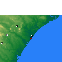 Nearby Forecast Locations - Aracaju Letiště - Mapa