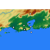 Nearby Forecast Locations - Barra da Tijuca - Mapa