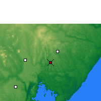 Nearby Forecast Locations - Alagoinhas - Mapa