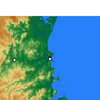Nearby Forecast Locations - Navegantes (Letiště) - Mapa