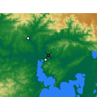 Nearby Forecast Locations - Canoas - Mapa