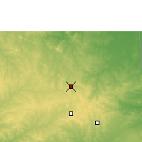 Nearby Forecast Locations - San Ignacio de Velasco - Mapa