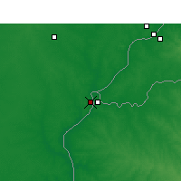 Nearby Forecast Locations - Monte Caseros - Mapa