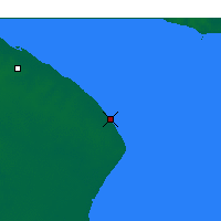 Nearby Forecast Locations - Punta Indio - Mapa