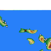 Nearby Forecast Locations - Molokai - Mapa