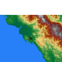 Nearby Forecast Locations - Port Moresby - Mapa