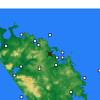 Nearby Forecast Locations - Kerikeri - Mapa