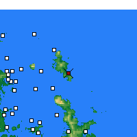 Nearby Forecast Locations - Great Barrier Island - Mapa